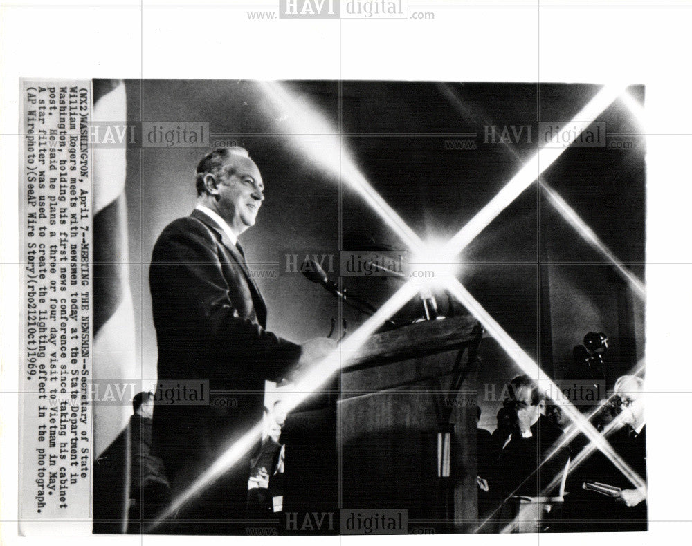 1969 Press Photo William Rodgers - Historic Images