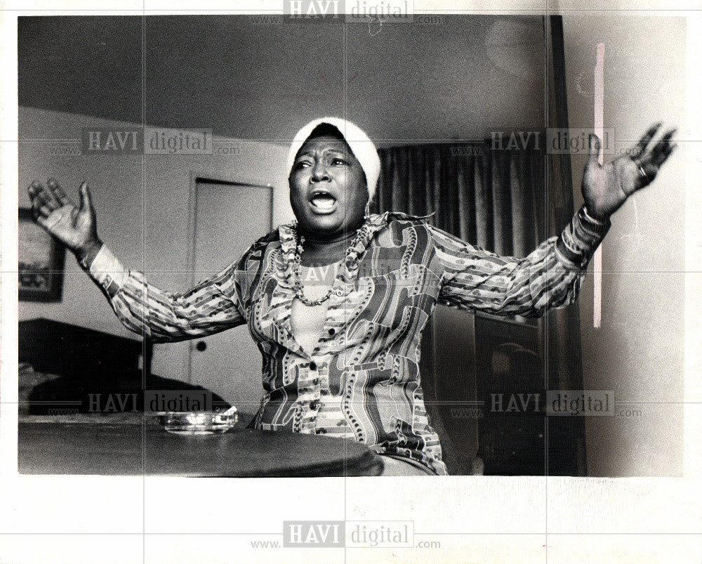 1974 Press Photo Esther Rolle actress television - Historic Images