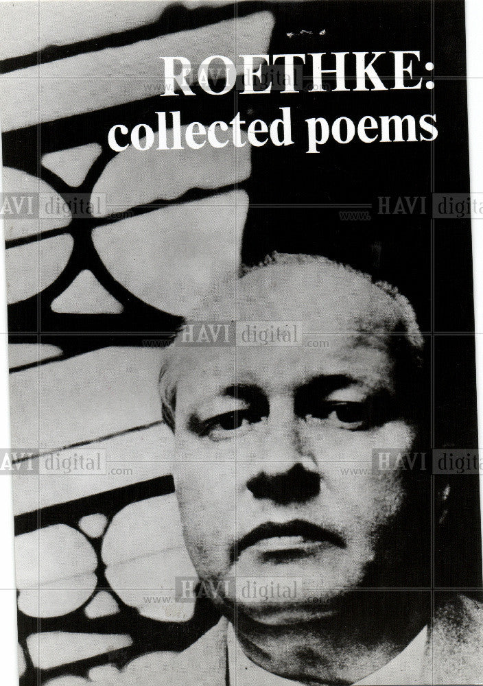 1966 Press Photo Theodore Roethke American Poet - Historic Images