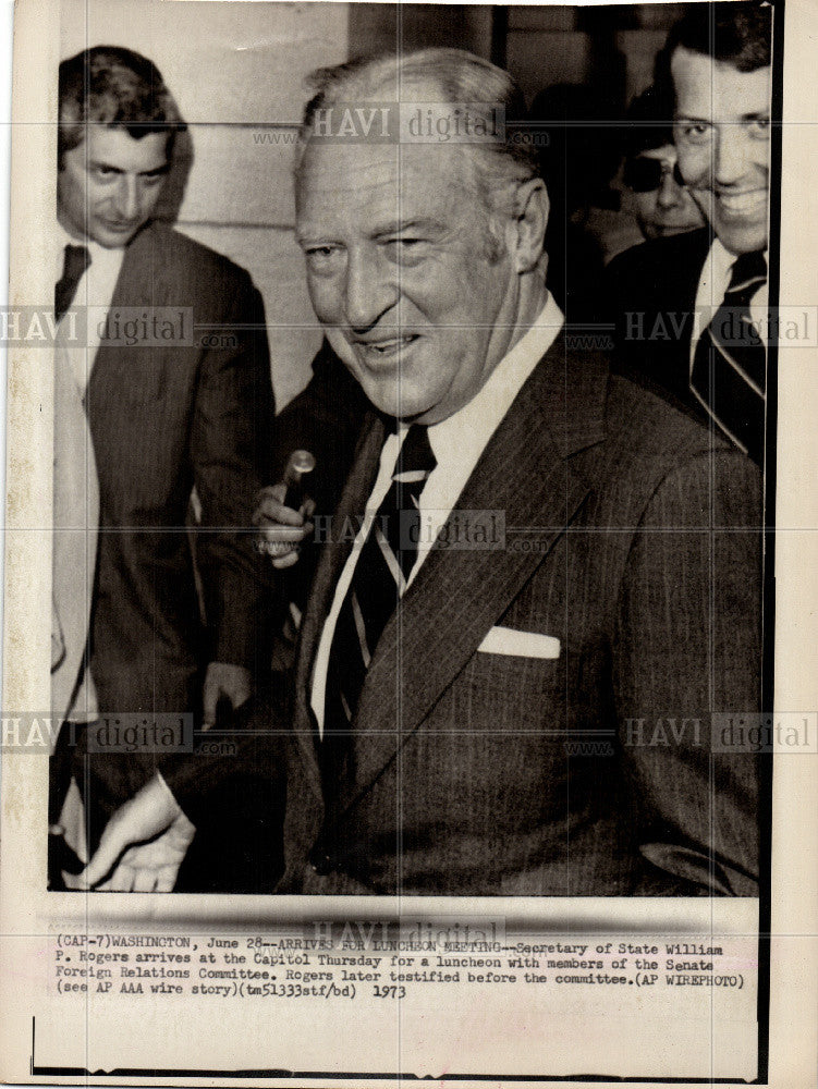 Press Photo William P. Rogers, Secretory of State - Historic Images