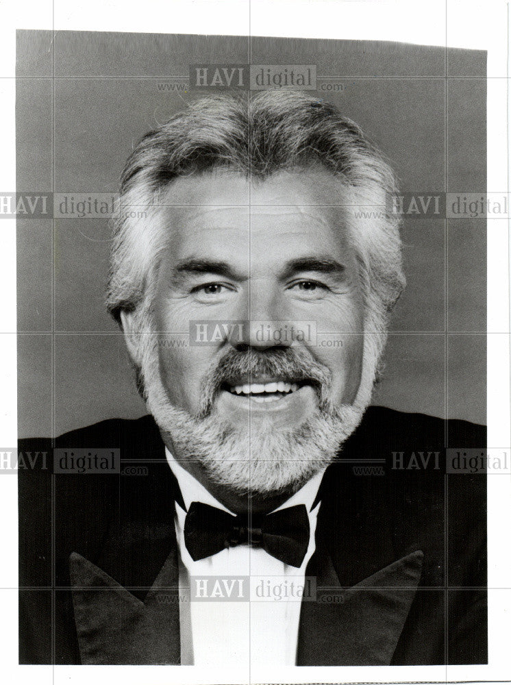 1984 Press Photo Kenny Rogers country Awards - Historic Images