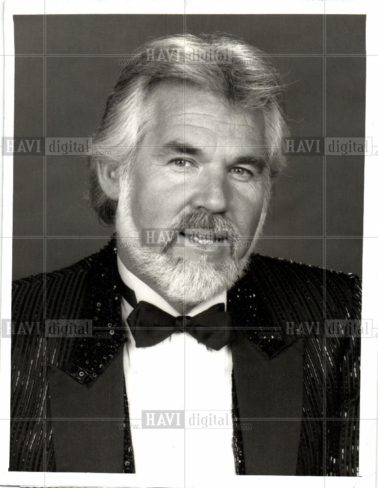1989 Press Photo Kenny Rogers American singer-songwrite - Historic Images