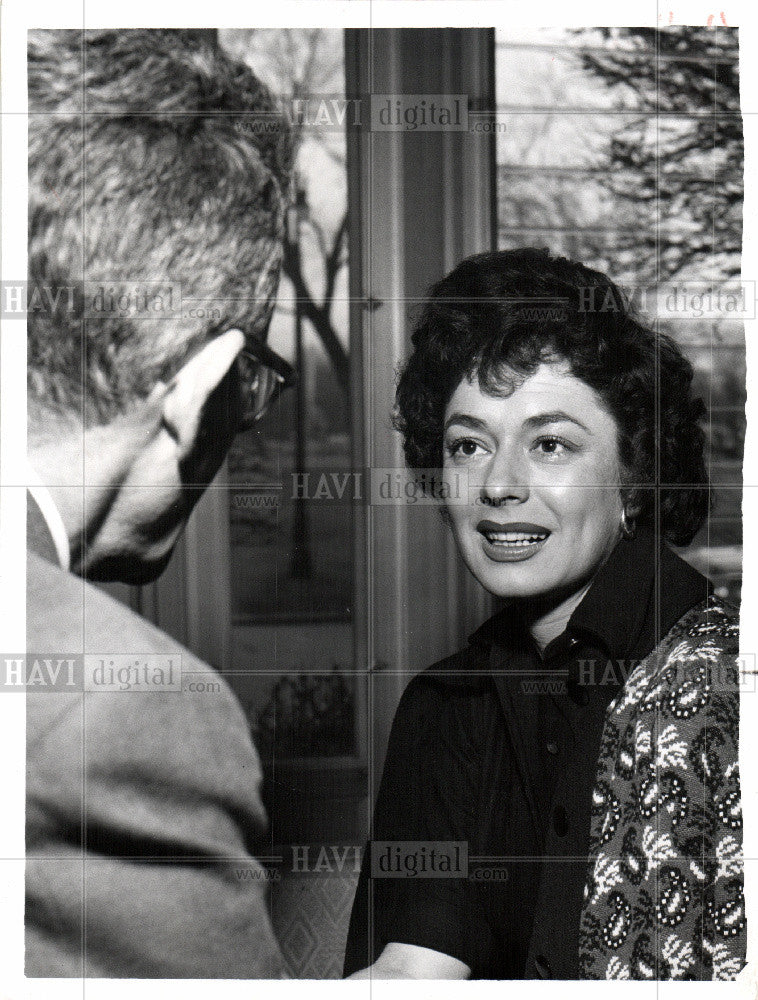 1958 Press Photo Ruth Roman American actress Gittel - Historic Images