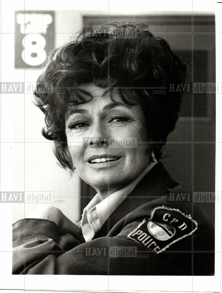 1973 Press Photo Ruth Roman Actress Tues Night Cops - Historic Images