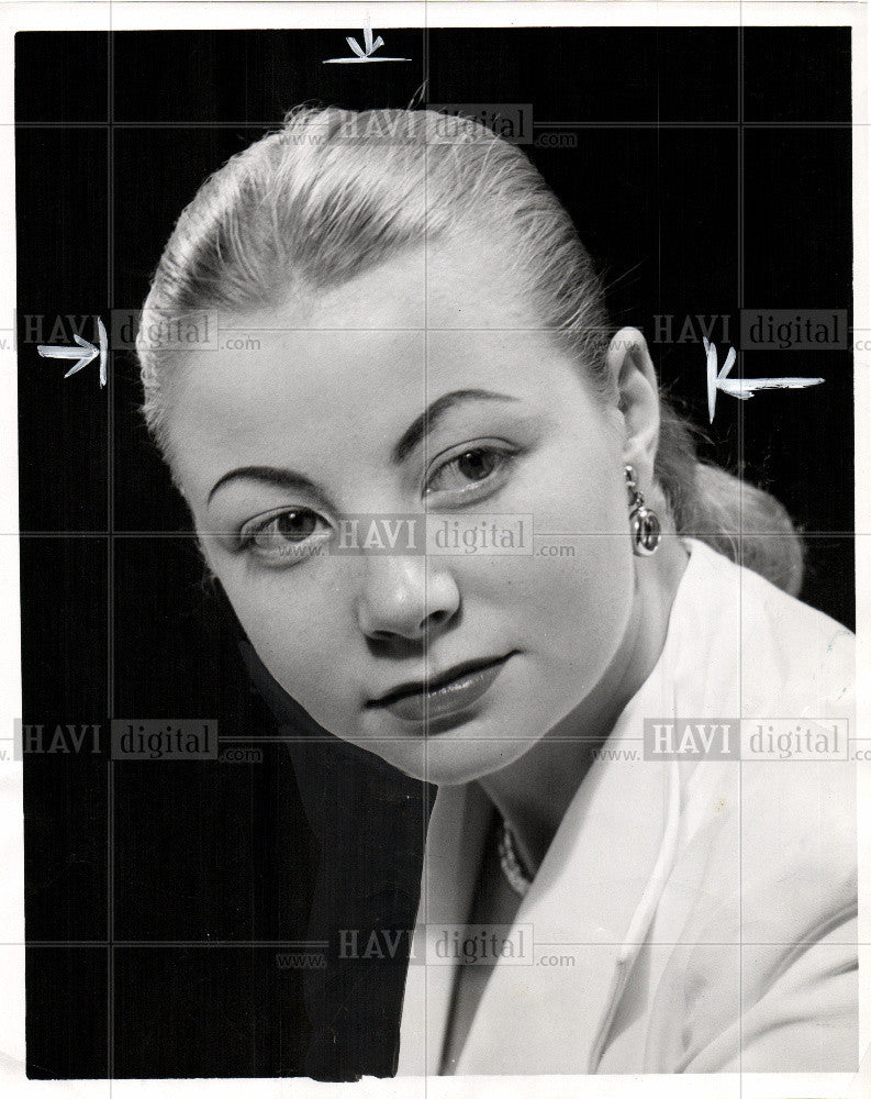 1950 Press Photo Liliene Roman - Historic Images