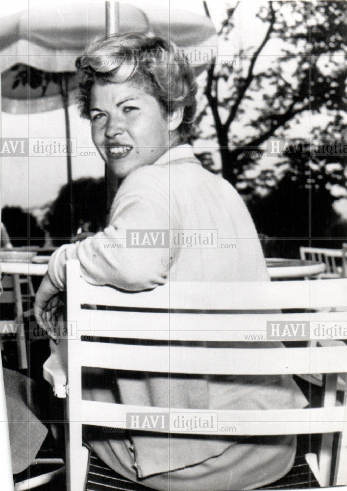 1953 Press Photo Barbara Romack 1953 people life - Historic Images