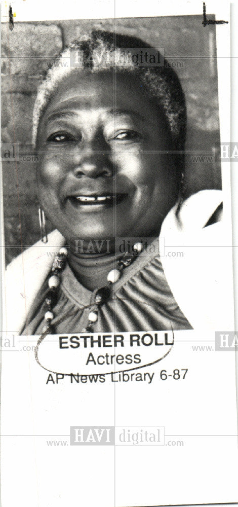 1989 Press Photo Esther Rolle, actress - Historic Images