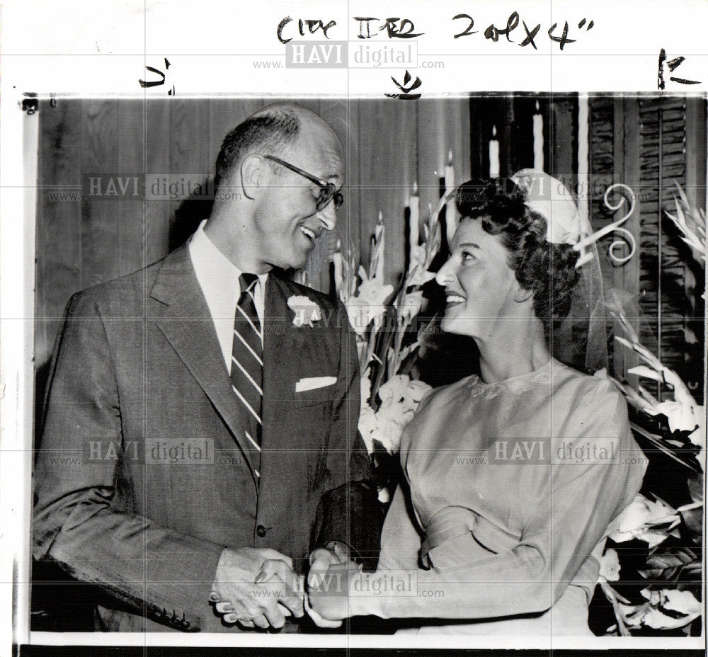 1956 Press Photo Jimmy Roosevelt Marine Corps Activist - Historic Images