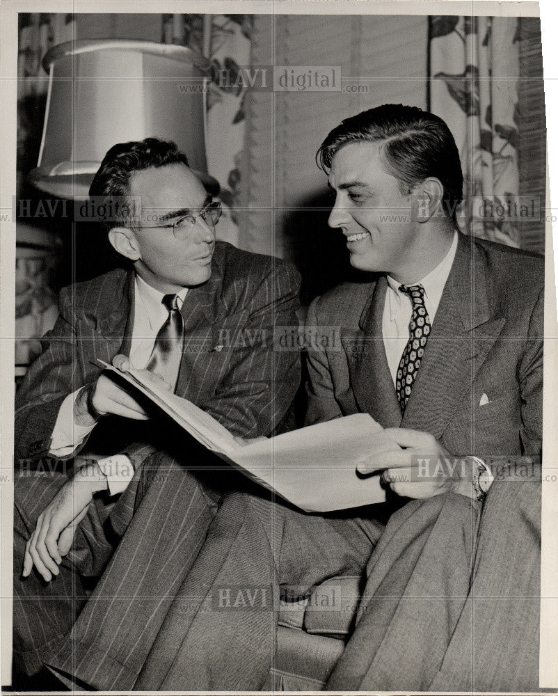 1947 Press Photo Franklin D. Roosevelt Jr 1947 people - Historic Images