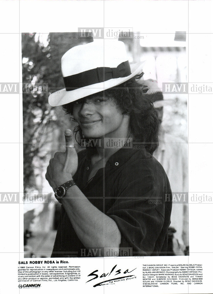 1988 Press Photo Robby Rosa, Salsa, movies - Historic Images