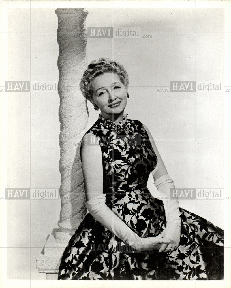 1960 Press Photo Hedda Hopper actress gossip columnist - Historic Images