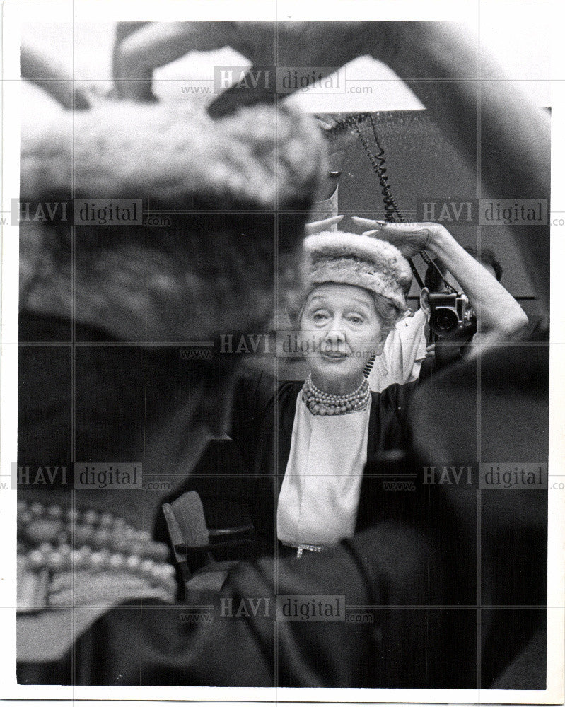 1960 Press Photo Hedda Hopper american actress - Historic Images