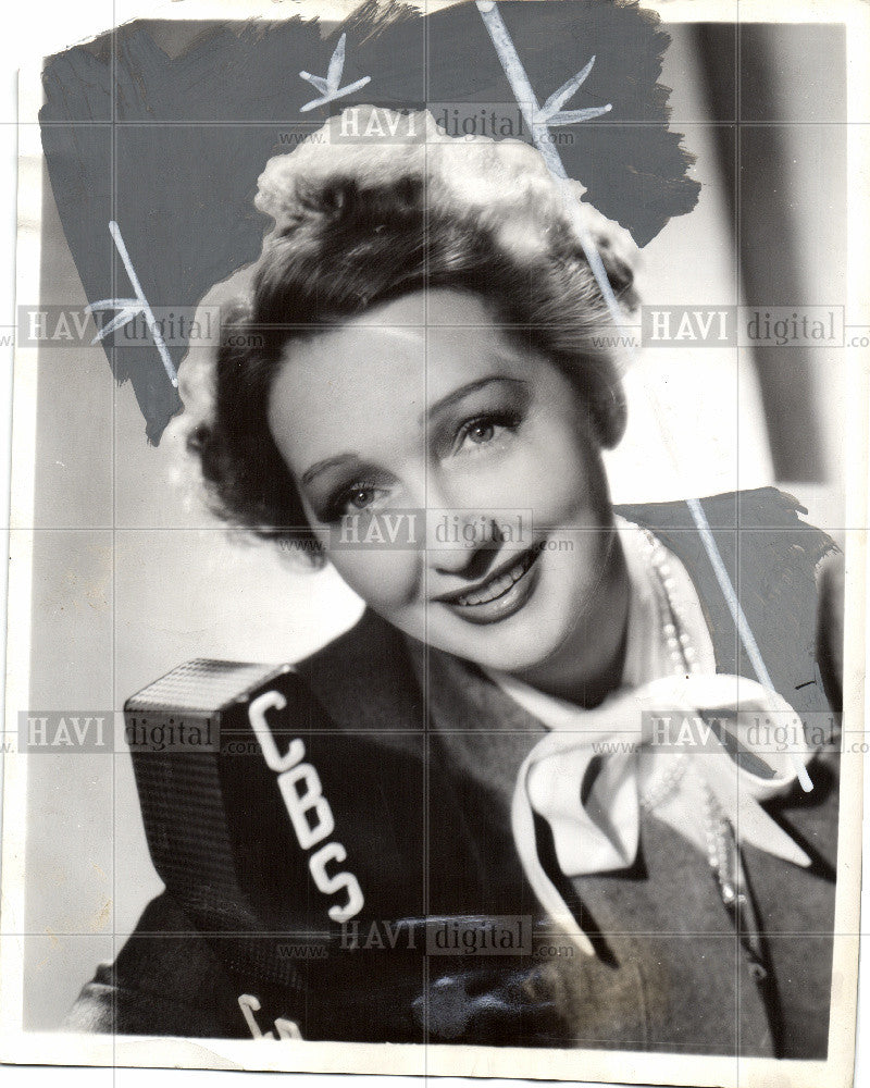 1945 Press Photo Hedda Hopper American actress - Historic Images