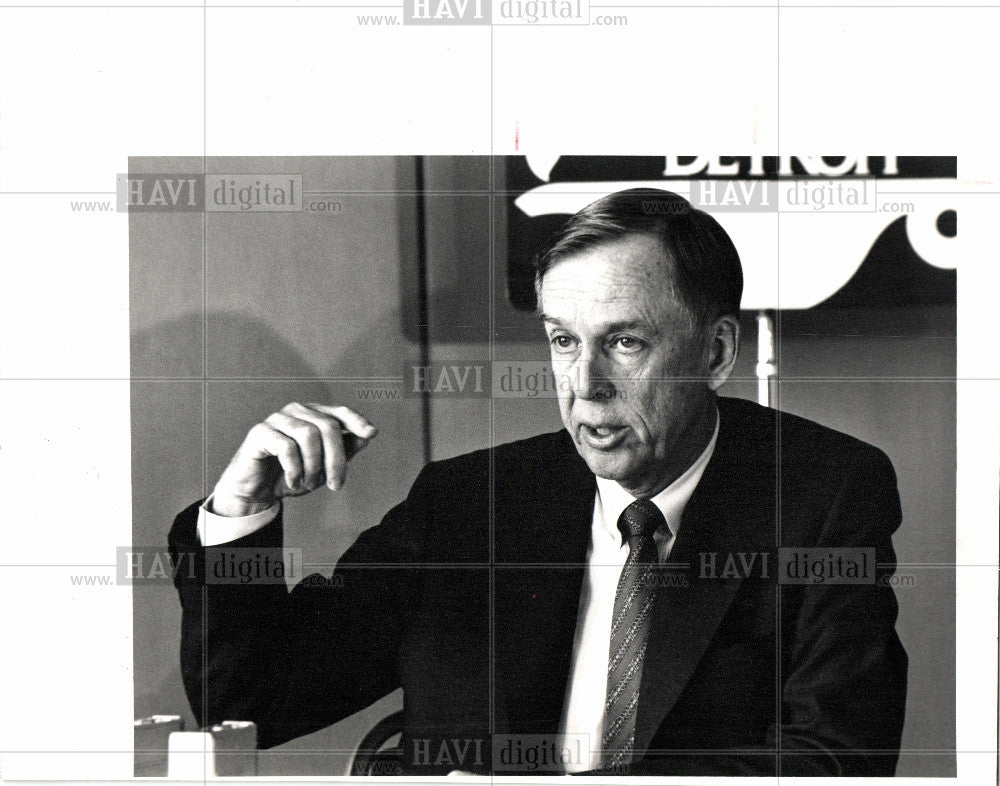 1991 Press Photo Thomas Boone Pickens - Historic Images