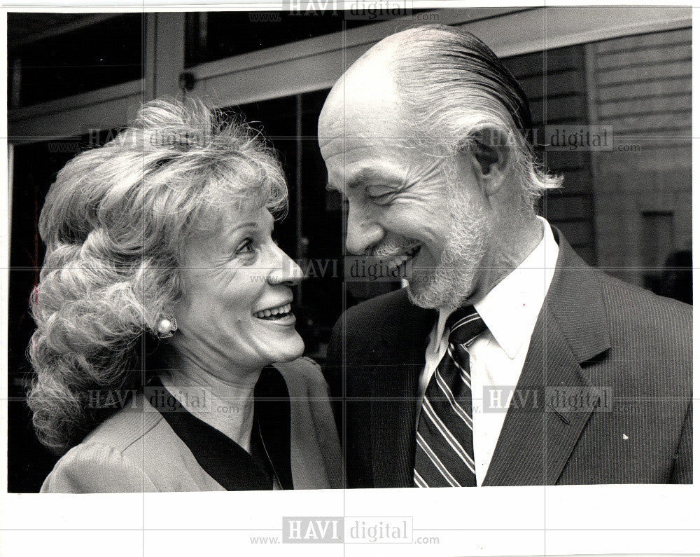 1983 Press Photo Max Pincus, London Chop House - Historic Images