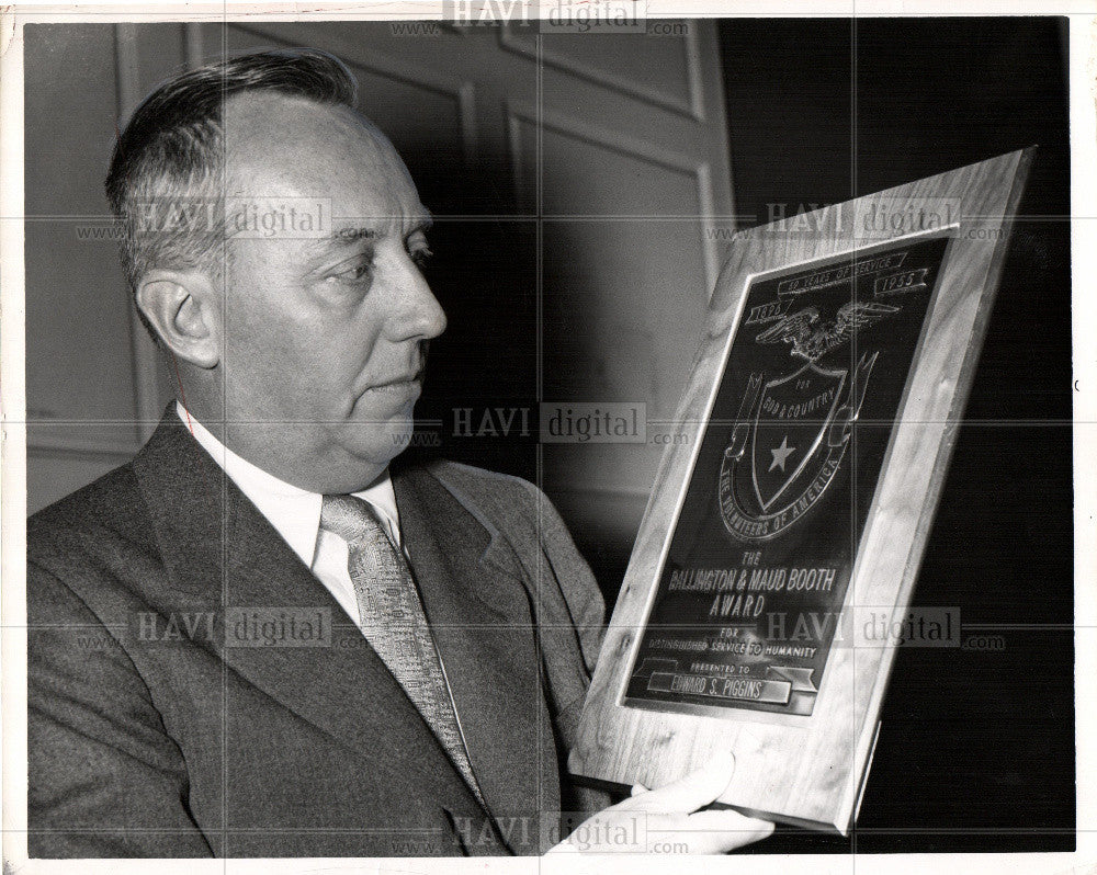 1955 Press Photo Edward S. Piggins - Historic Images