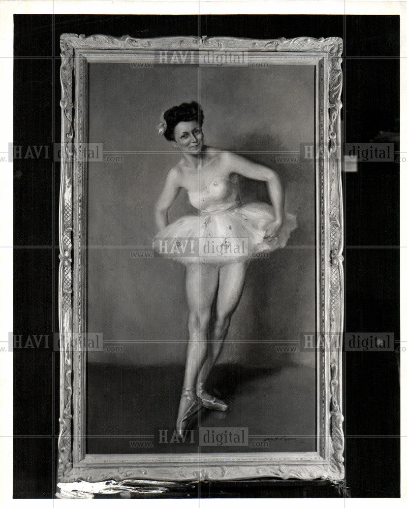 Press Photo painting pictures dance arts pose - Historic Images