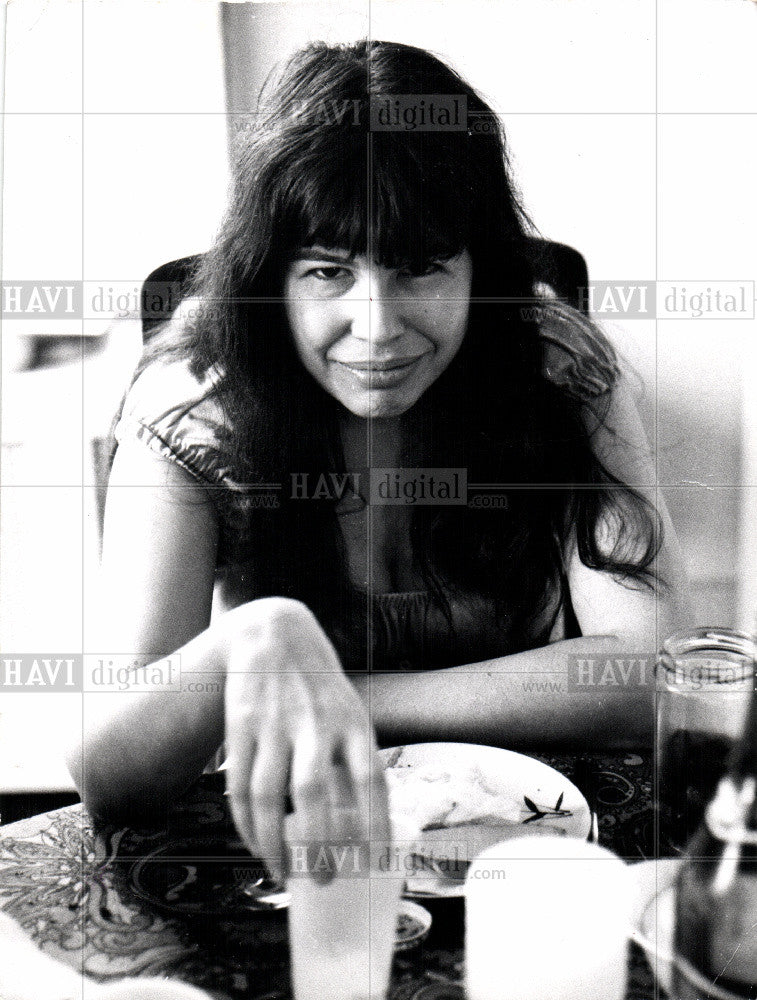 Press Photo Marge Piercy American poet novelist - Historic Images