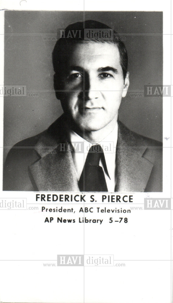 1978 Press Photo Frederick S. Pierce - Historic Images