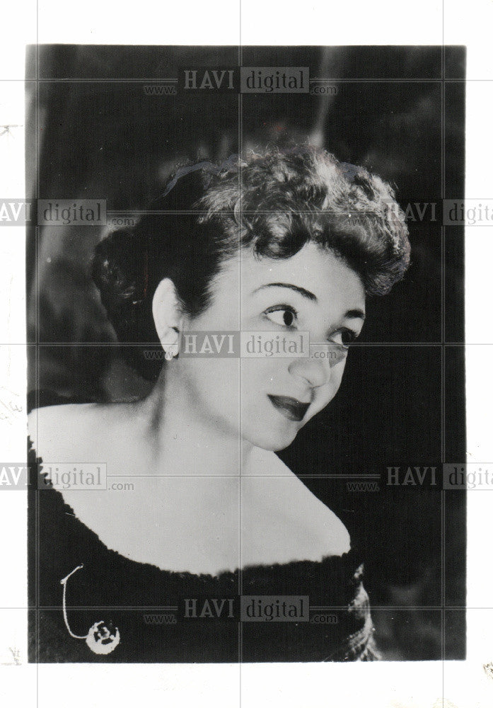 1963 Press Photo Molly Picon Actress - Historic Images