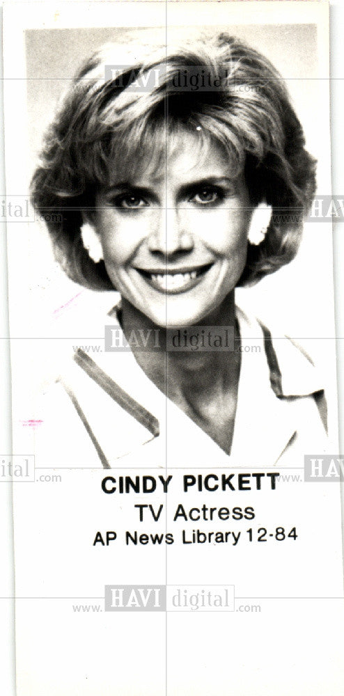 1984 Press Photo Cindy Pickett TV Actress - Historic Images