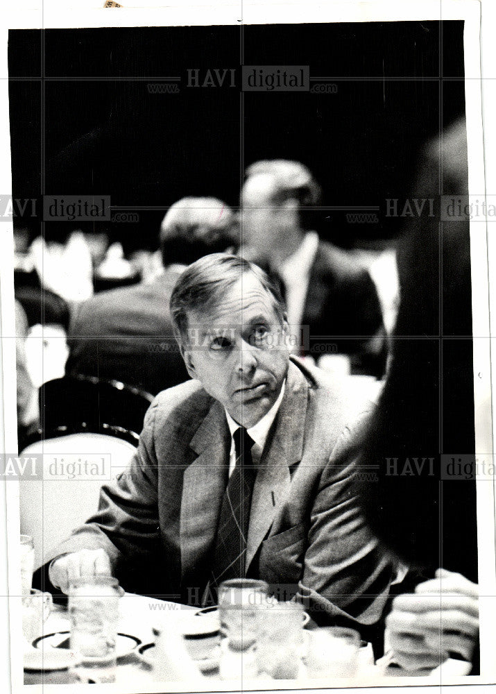 1984 Press Photo Business Pickens Hedge Fund - Historic Images