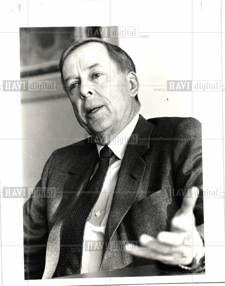 1987 Press Photo T BOONE PICKENS - Historic Images