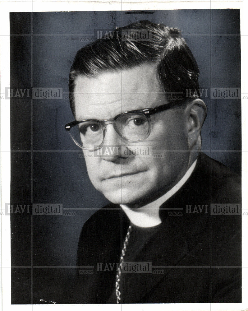 1965 Press Photo Rev priests clergy 1965 john Prilse - Historic Images