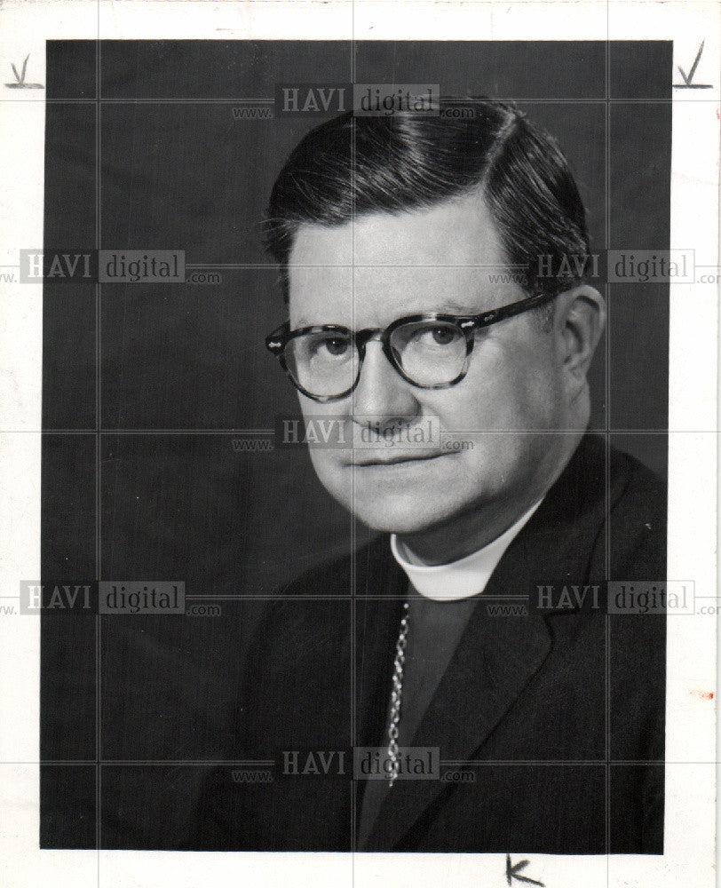 1960 Press Photo Bishop James Pike - Historic Images