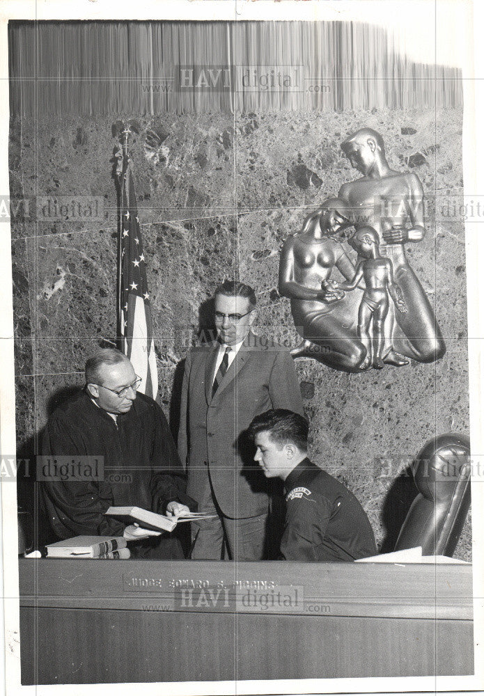 1962 Press Photo Judge Piggins - Historic Images