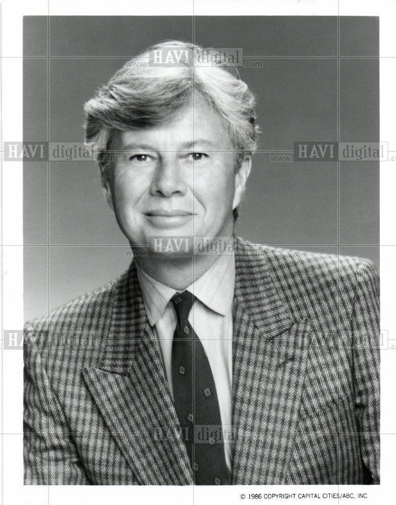 1986 Press Photo Gary Pudney ABC Vice President - Historic Images