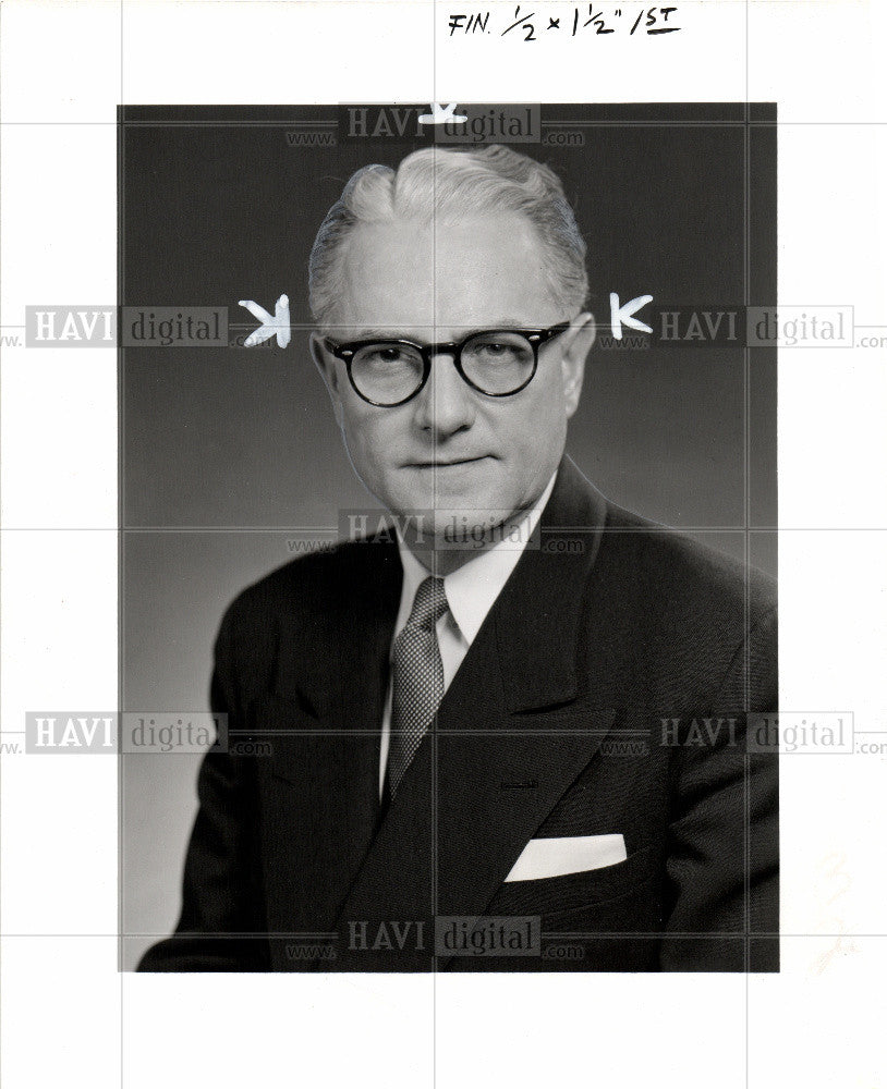 1955 Press Photo Richard T. Purdy - Historic Images