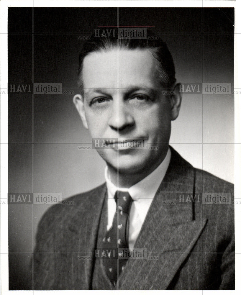1954 Press Photo MR. L. J PURDY,CHRYSLER CORPORATION - Historic Images
