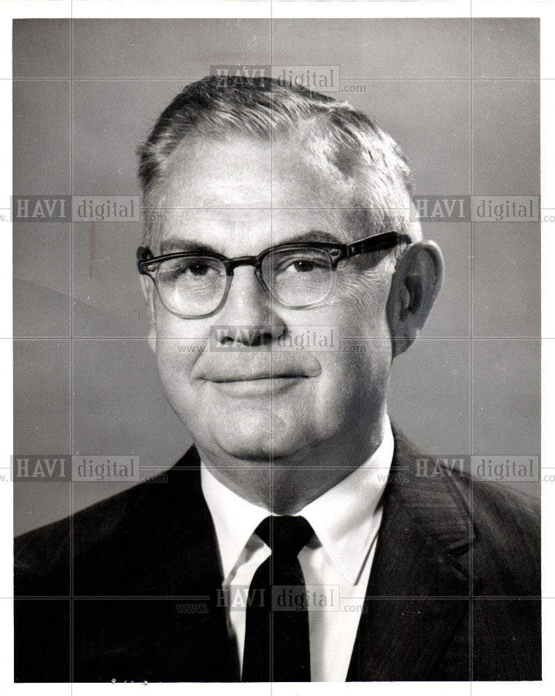 1969 Press Photo Flint Purdy Wayne State University - Historic Images