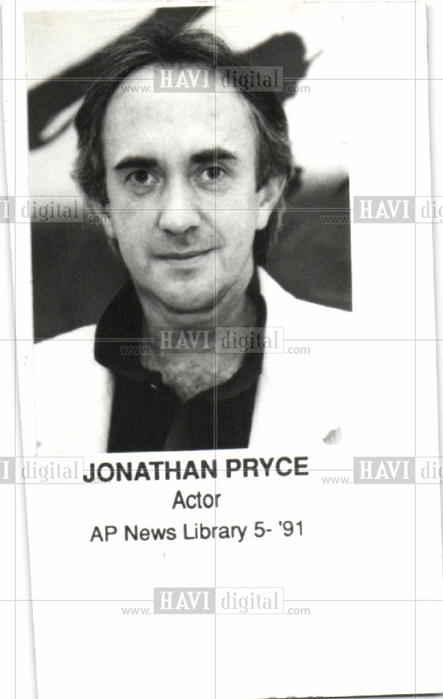 1991 Press Photo Jonathan Pryce Welsh actor - Historic Images