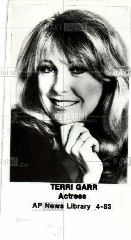 1983 Press Photo Terri Garr, Actress - Historic Images