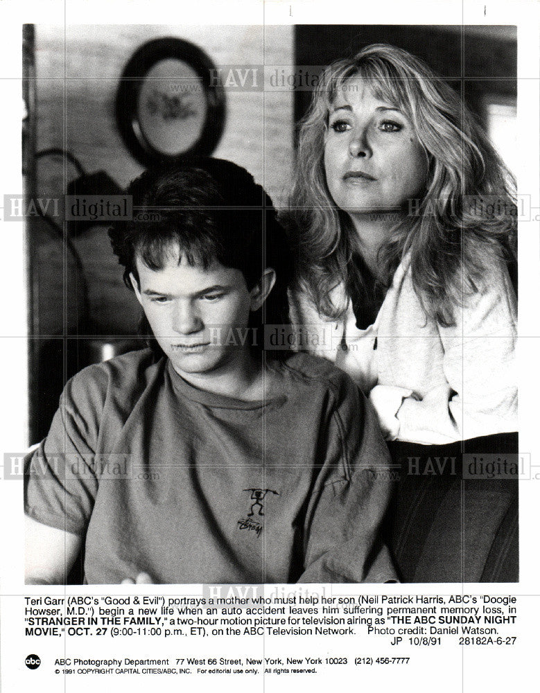 1991 Press Photo Teri Garr - Historic Images