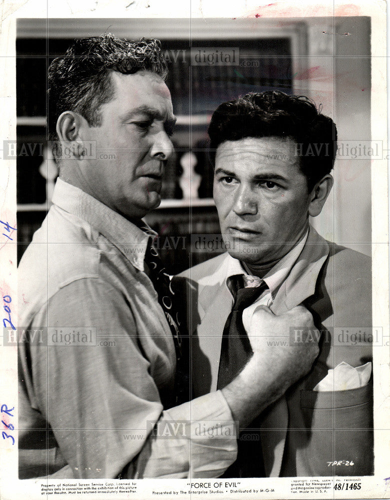 1970 Press Photo John Garfield brooding rebellious role - Historic Images