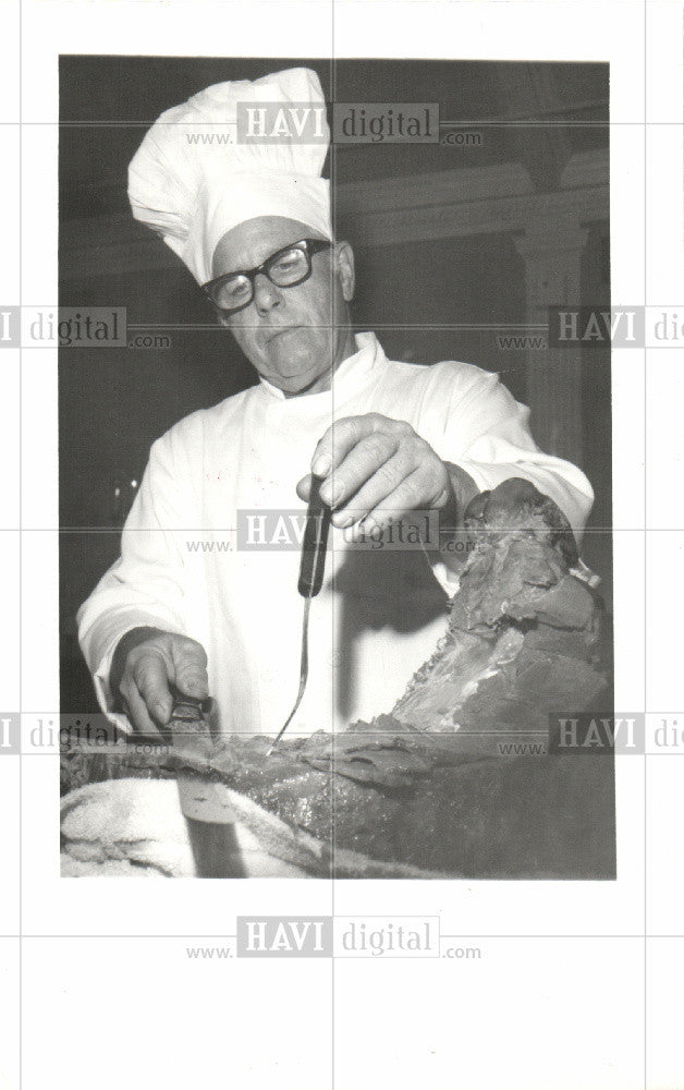 1979 Press Photo dalmer gardner chef - Historic Images