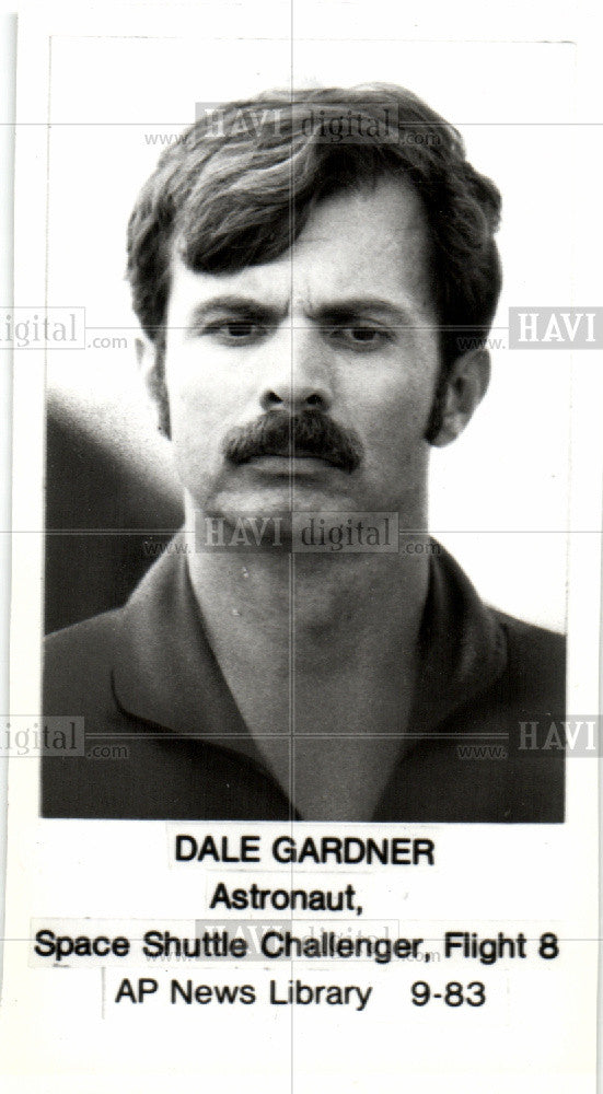 1983 Press Photo Dale Gardner Astronaut - Historic Images