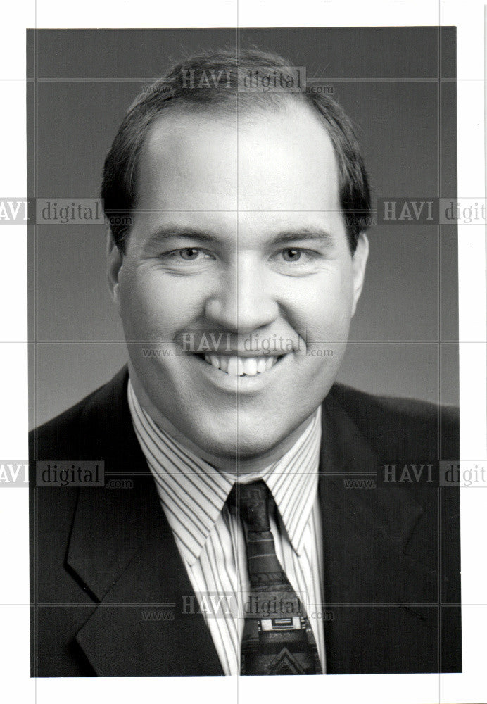 Press Photo Steve Garagiola WDIV - Historic Images