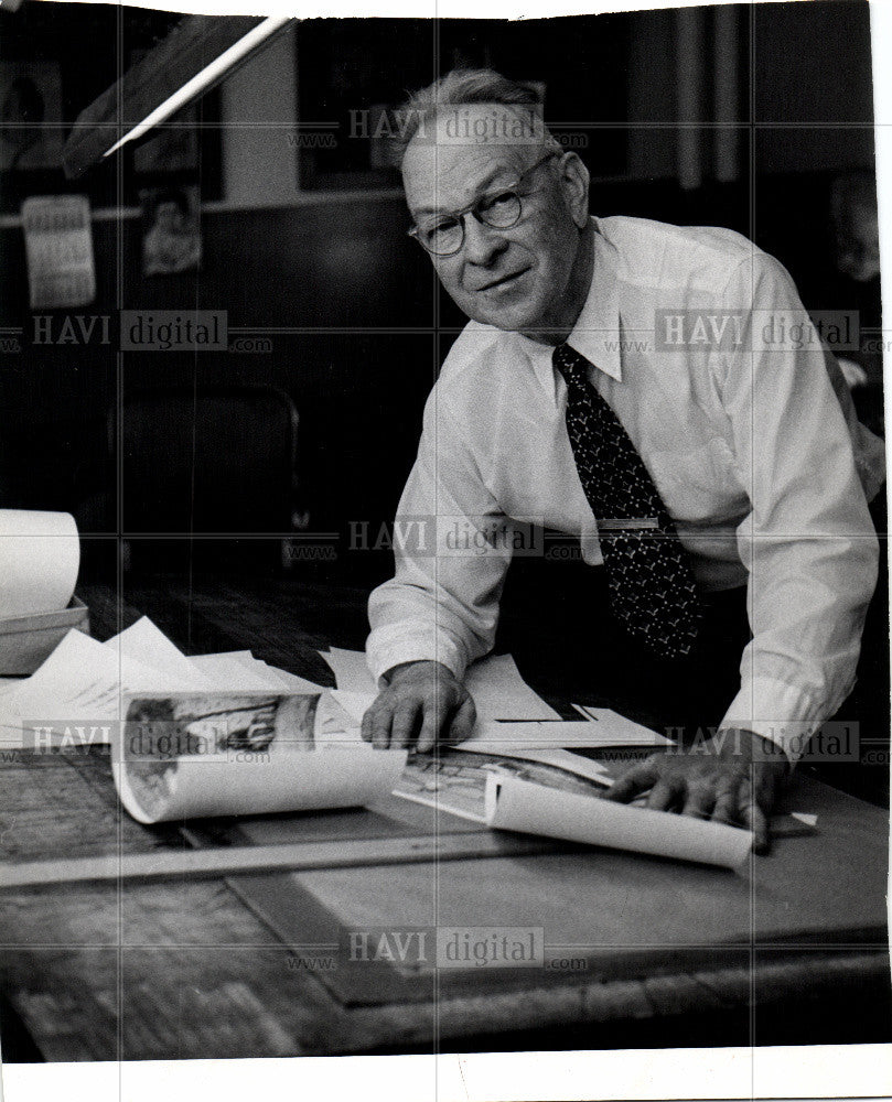 1958 Press Photo 1958 Roy gamble artists people life - Historic Images