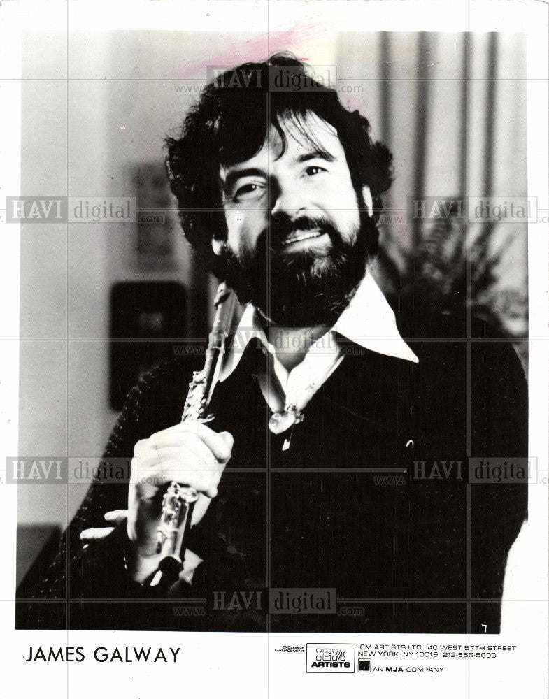 1983 Press Photo JAMES GALWAY - Historic Images