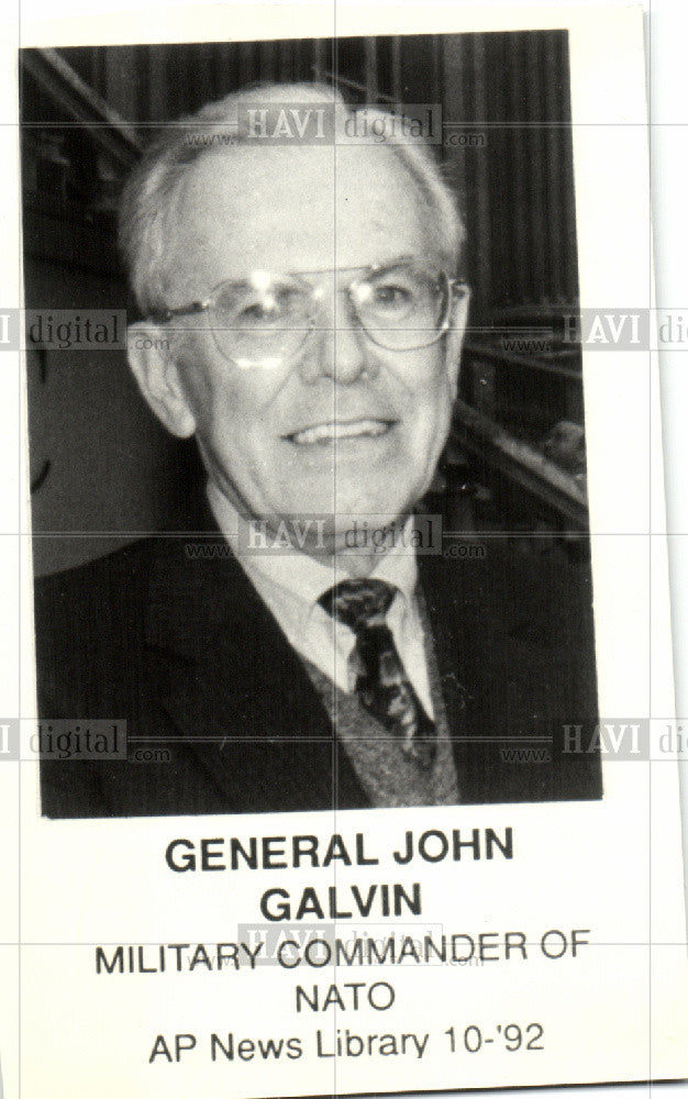 1992 Press Photo John Brown - Military Commander - Historic Images