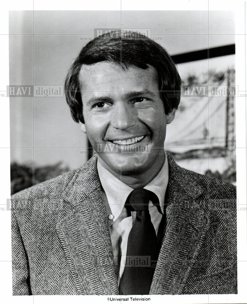 Press Photo Don Galloway Ed Brown Ironside actor - Historic Images