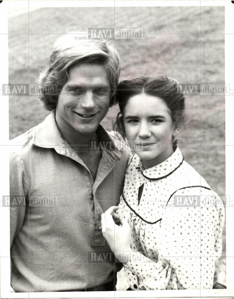 1981 Press Photo Melissa Gilbert  Dean Butler NBC  1981 - Historic Images