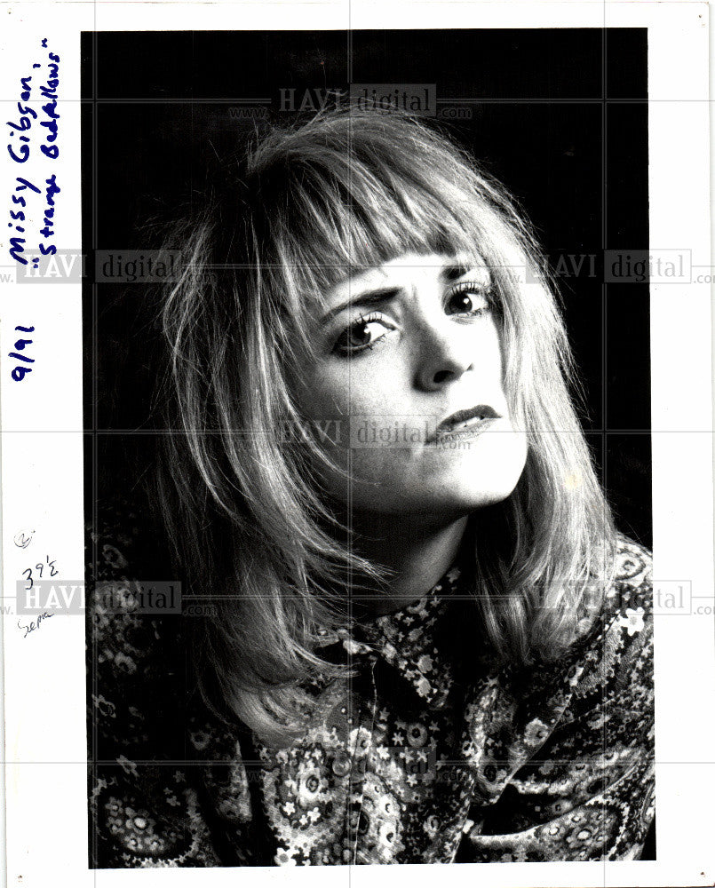 1991 Press Photo Missy Gibson - Historic Images