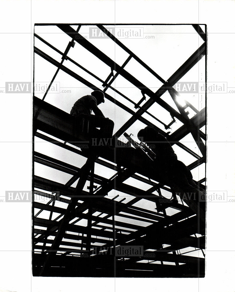 1974 Press Photo construction - Historic Images