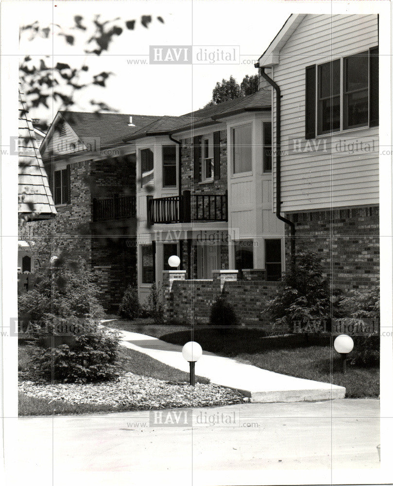 Press Photo Parke Lane Condominiums villas - Historic Images