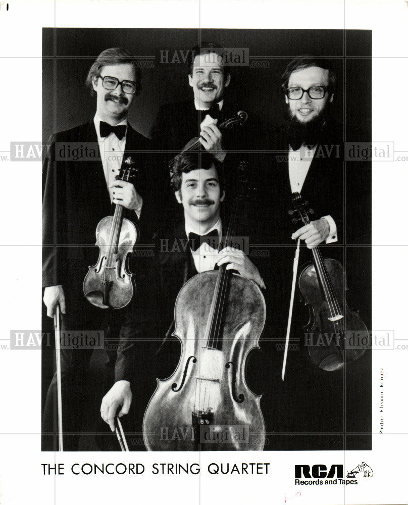 1972 Press Photo THE CONCORD STRING QUARTET - Historic Images